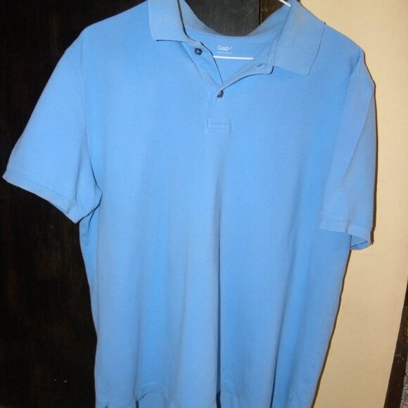 Men Size Large - Two (2) Polo Shirt Bundle by Gap & Eddie Bauer - Picture 1 of 2
